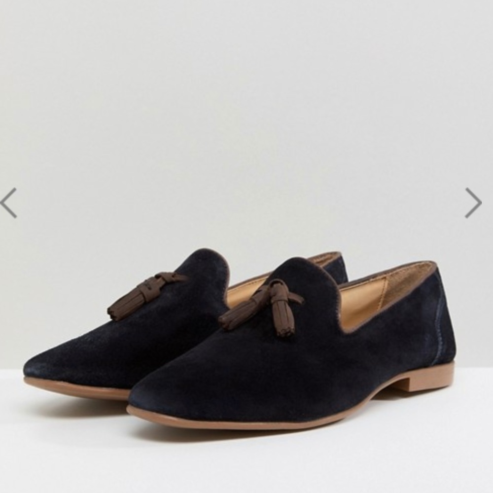ASOS Mens Tassel Loafers in Suede